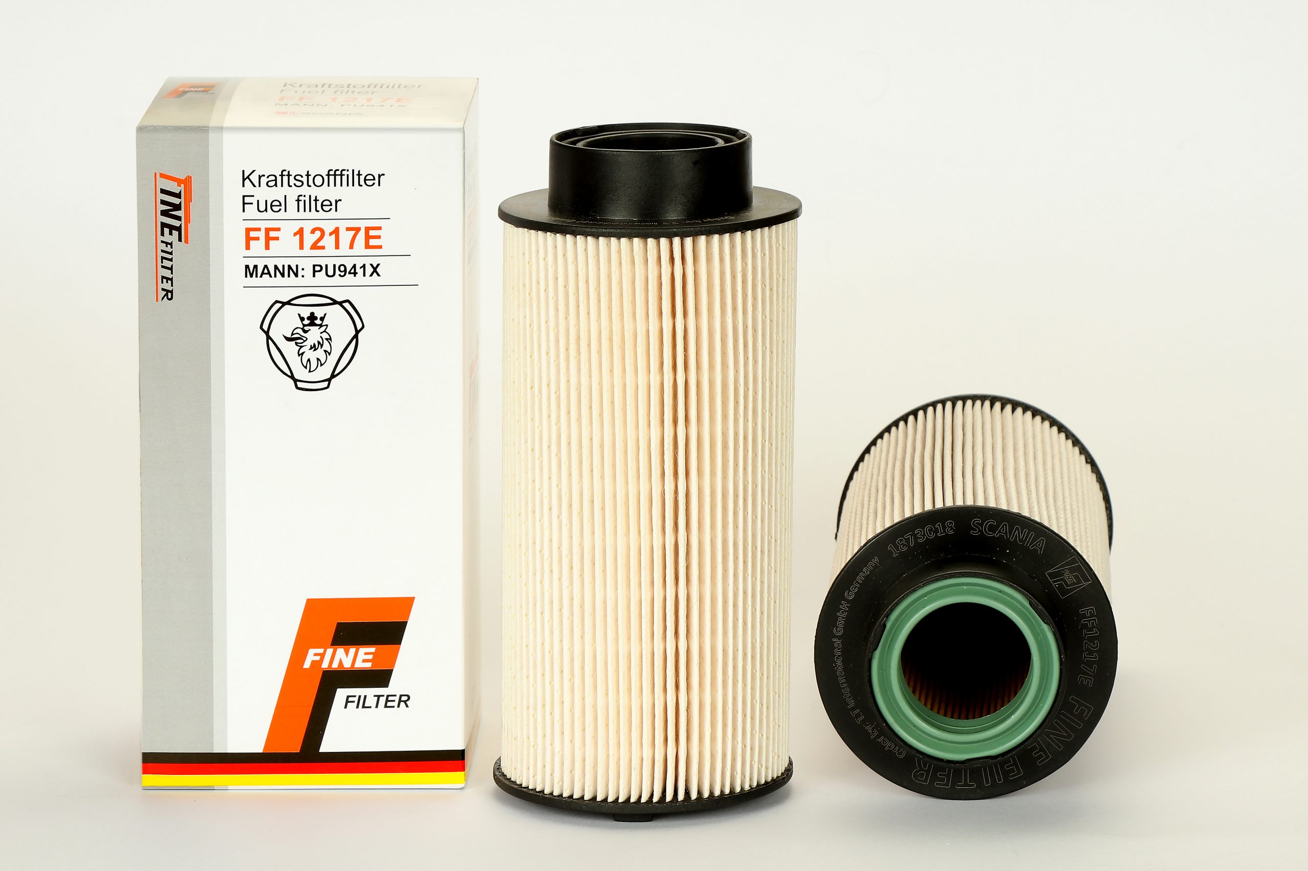 فیلتر گازوئیل اسکانیا380 تو کاسه ای FF 1217E فاین فیلتر | یدک فیلتر