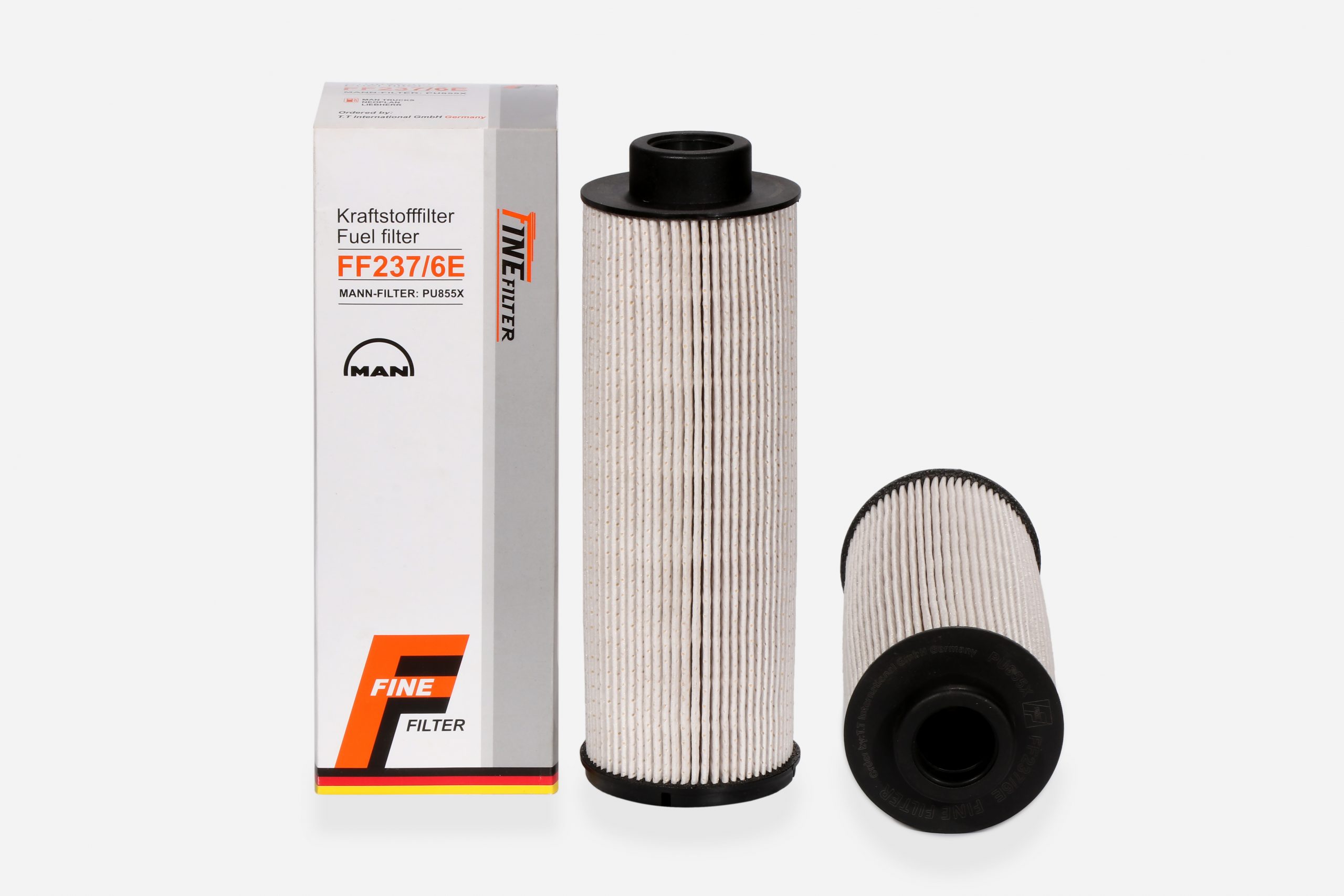 فیلتر گازوئیل کامیون مان TGA(طرح 55) FF 237/6E فاین فیلتر | یدک فیلتر