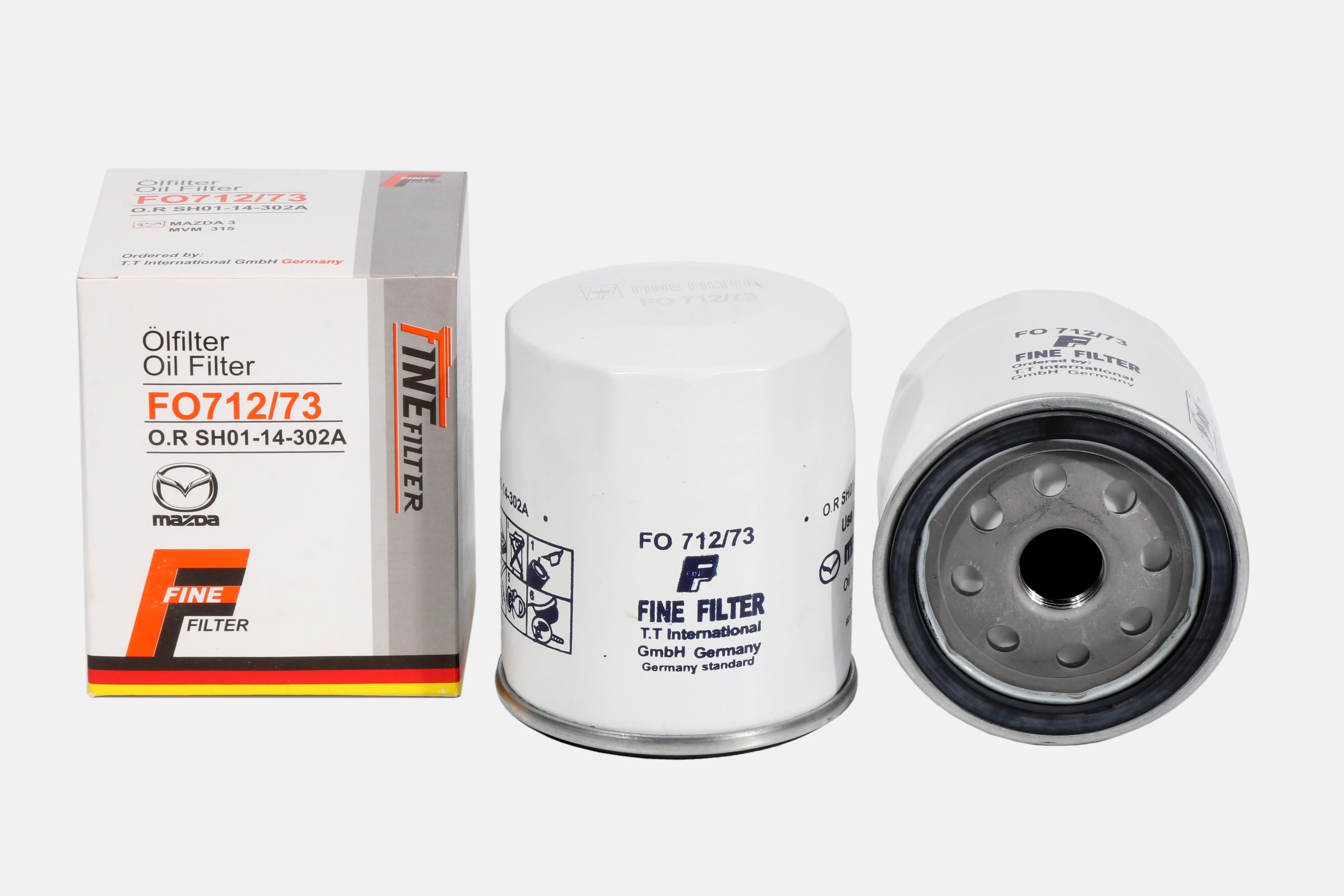 فیلتر روغن مزدا 3- FO 712/73 فاین فیلتر | یدک فیلتر