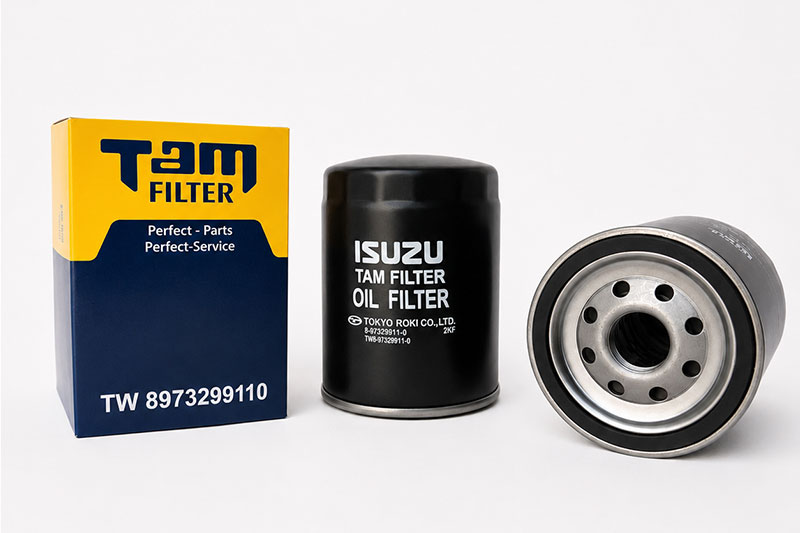 فیلتررروغن کامیونت ایسوزو NKR آمیکو ۵/۲ جدید تام فیلتر مدل TW-8973299110 | یدک فیلتر