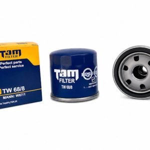 فیلتر روغن پراید -تیبا-ساینا کوئیک اطلس سهند مزدا ۳۲۳ تام فیلتر مدل TW-68/8 | یدک فیلتر