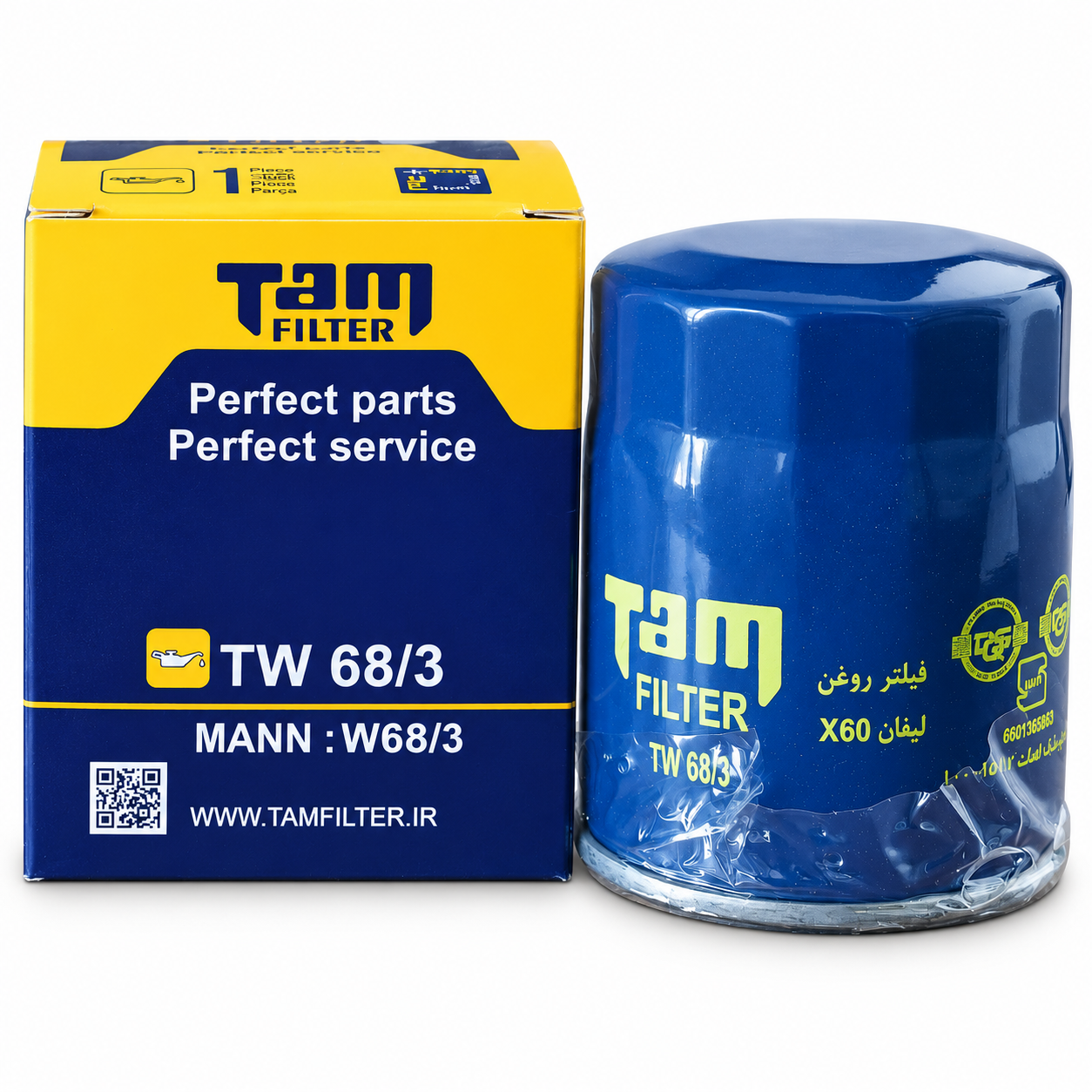 فیلتر روغن لیفان 620، تام مدل TW-68/3